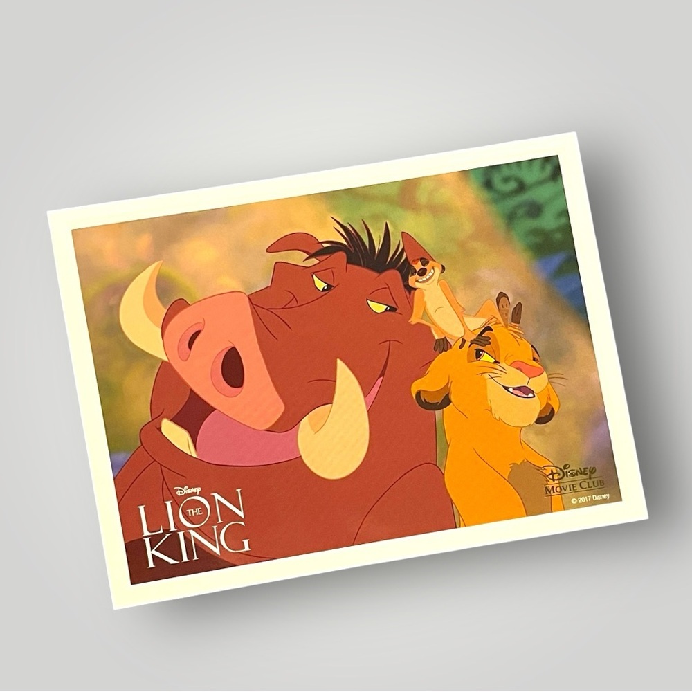 Disney Pumbaa & Simba Collectible Lithograph Collection